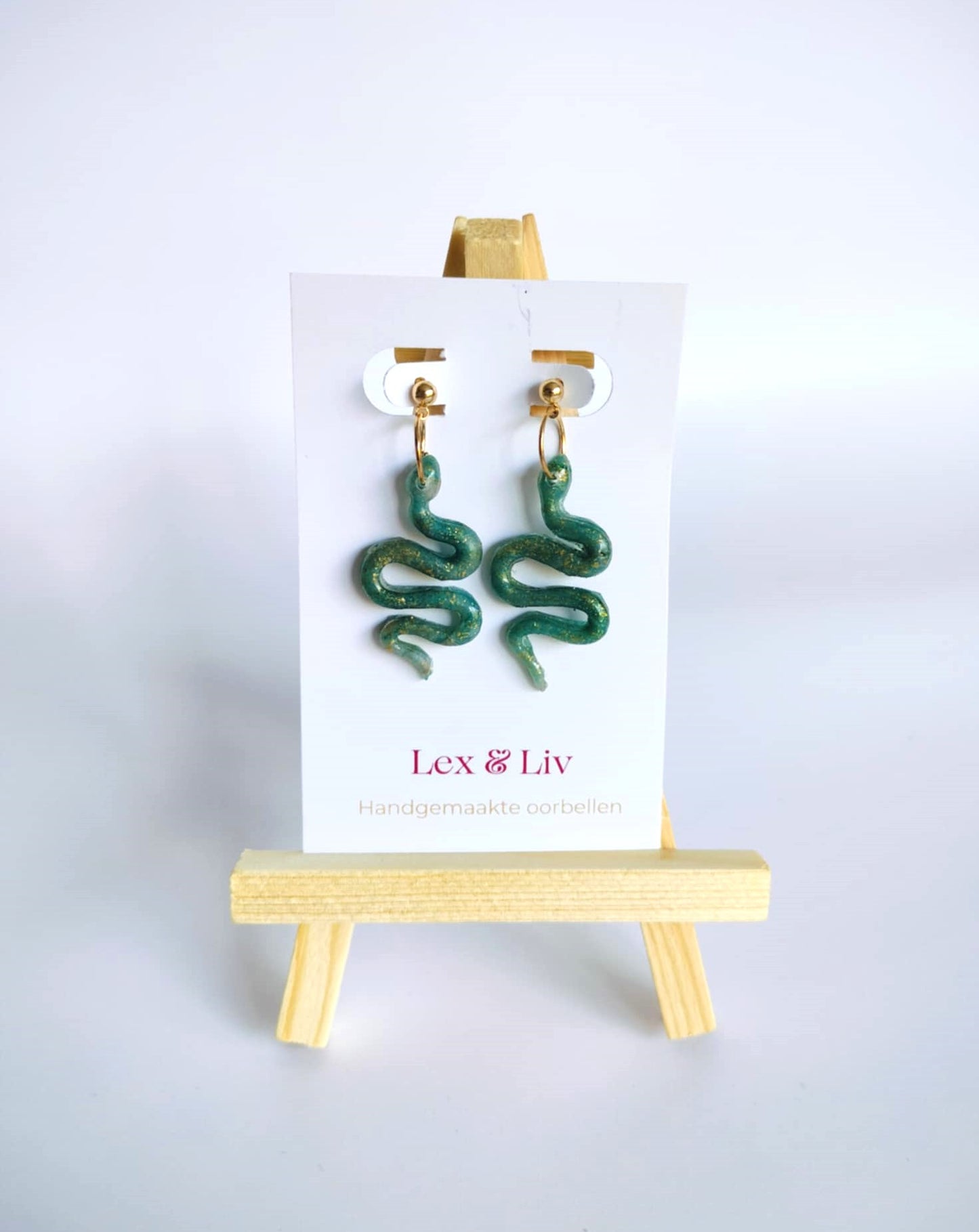 Appelblauw zeegroene slangen