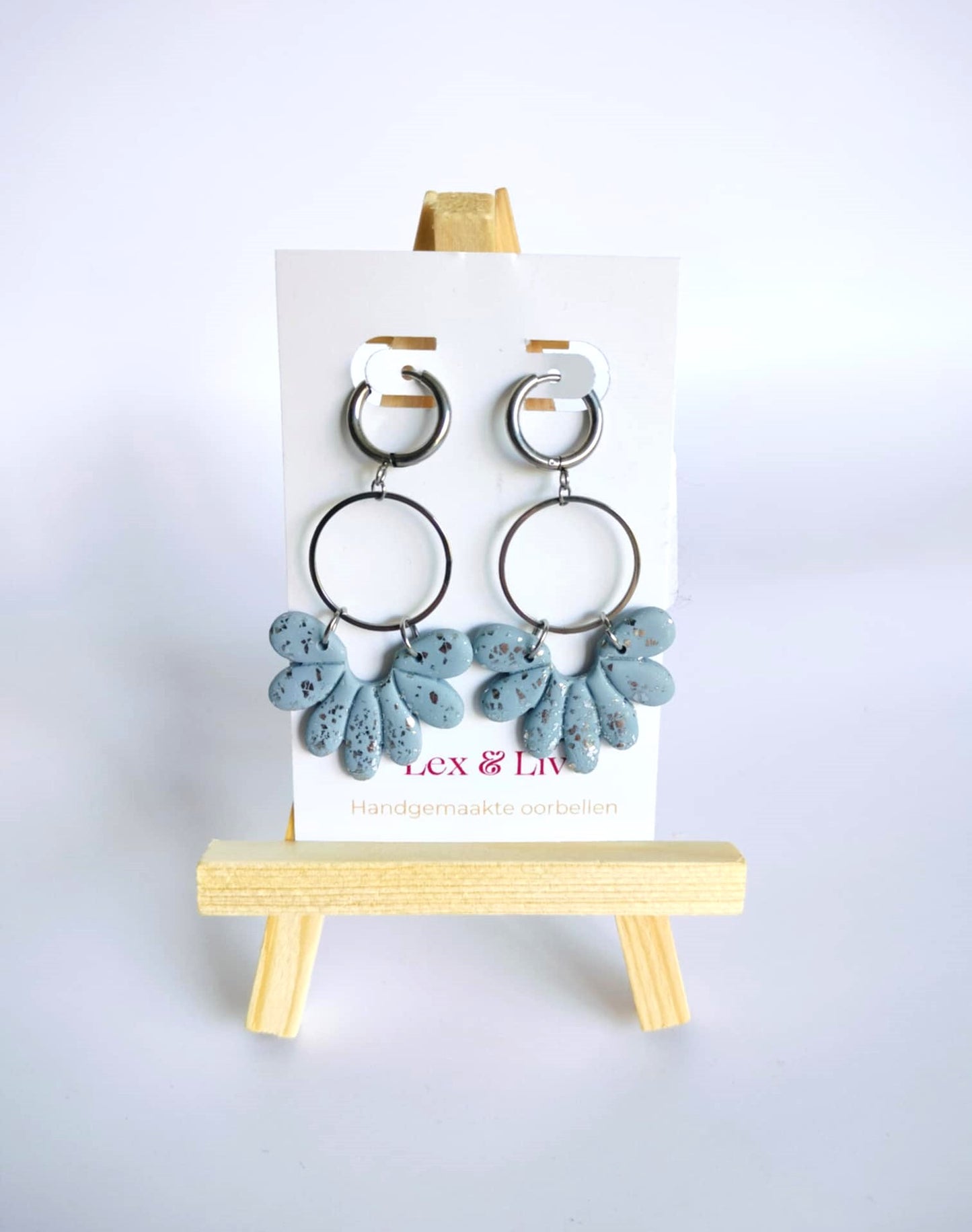 Blauw / grijze waaiers