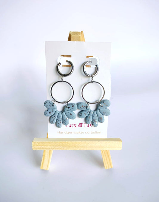 Blauw / grijze waaiers