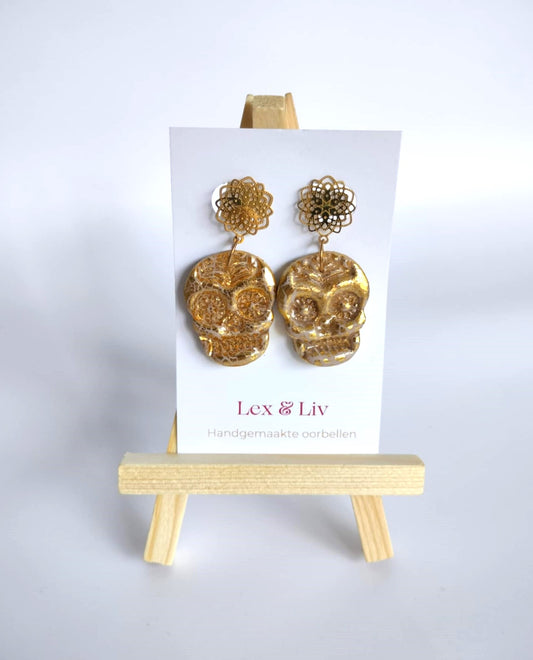 Goudkleurige schedel